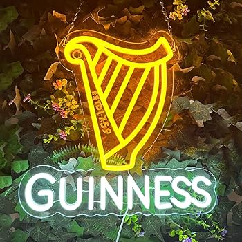 Amazon.co.jp: XJNOLGXIQU Guinnes Beer ネオンサイン 壁の装飾